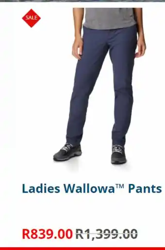 Ladies wallowa pants