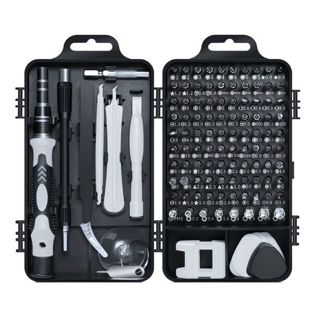 Set of 115 multipurpose precision screwdriver bits & mini tool
