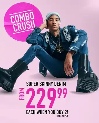 The FIX Super skinny denim offer
