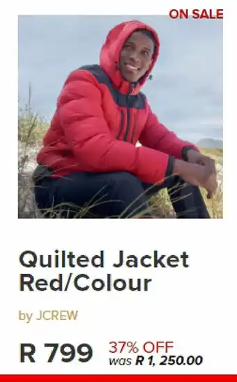 Quilted jacket red/colour