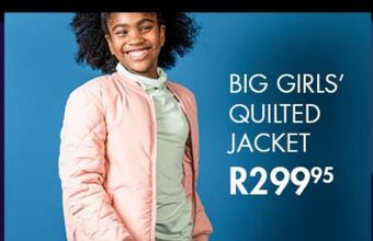 Big girls quilted jacket