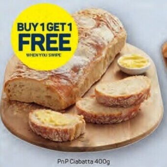 Pick n Pay PnP Ciabatta 400g offer