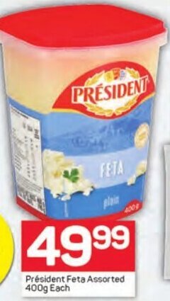 Pick n Pay Président Feta Assorted 400g Each offer