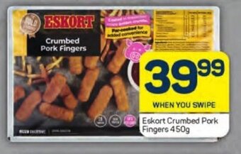 Pick n Pay Eskort Crumbed Pork Fingers 450g offer