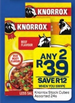 Pick n Pay Knorrox Stock Cubes Assorted 24s offer