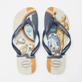 Havaianas star wars flip flops blue