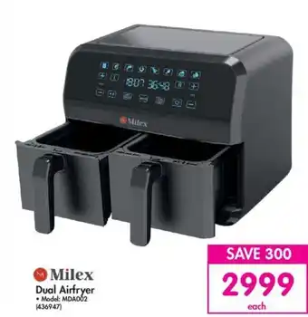 Makro Milex Dual Airfryer offer
