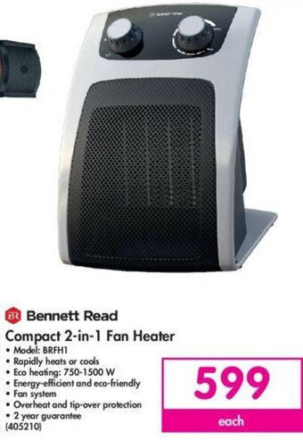 Makro Bennett Read Compact 2-in-1 Fan Heater offer