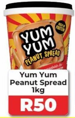 1UP Yum Yum Peanut Spread 1kg offer