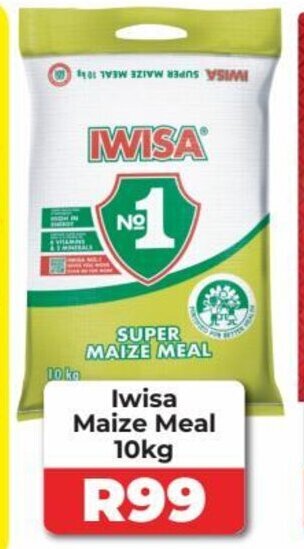 1UP Iwisa Maize Meal 10kg offer
