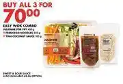 Woolworths Easy wok combo-for 3 offer