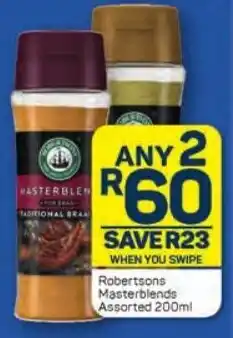 Pick n Pay Robertsons Masterblends Assorted 200ml offer