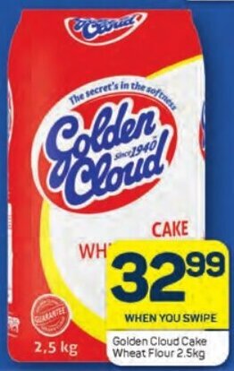 Pick n Pay Golden Cloud Cake Wheat Flour 2.5kg offer