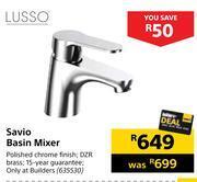 Builders Warehouse Lusso savio basin mixer offer