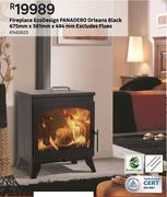 Leroy Merlin Panadero orleans black fireplace eco design 675mm x 561mm x 484mm excludes flues 81482625 offer