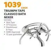 BUCO Triumph taps classico bath mixer 1251343-each offer