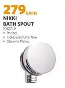 BUCO Nikki bath spout 1012749-each offer