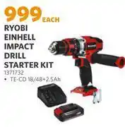 BUCO Ryobi einhell impact drill starter kit 1371732-each offer