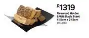 Leroy Merlin Epur black steel firewood holder 41.5cm x 21.5cm 81443160 offer
