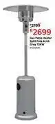 Leroy Merlin Alva gas patio heater split pole (grey) 13kw offer