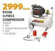 BUCO Ryobi 5 piece compressor 1236607-each offer