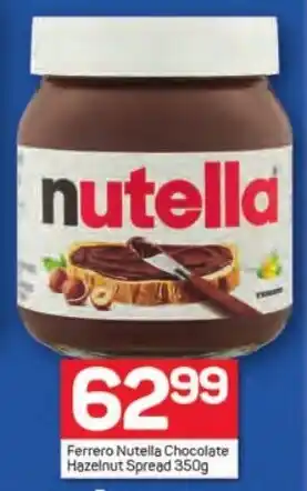 Pick n Pay Ferrero Nutella Chocolate Hazelnut Spread 350g offer