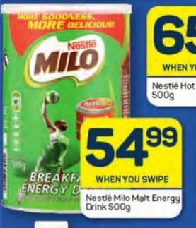 Pick n Pay Nestlé Milo Malt Energy Drink 500g offer