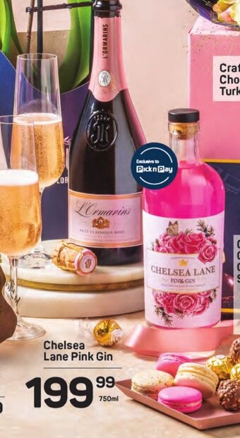 Pick n Pay Chelsea Lane Pink Gin offer