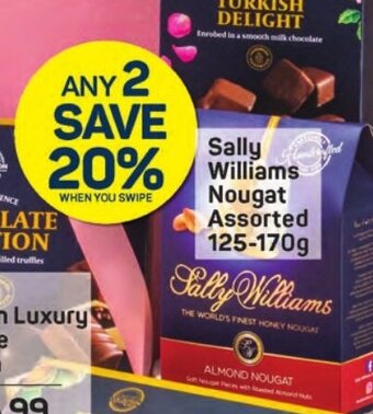 Pick n Pay Sally Williams Nougat Assorted 125-170g offer