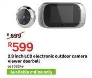 Leroy Merlin 2.8 inch lcd electronic outdoor camera viewer doorbell ee20824e offer