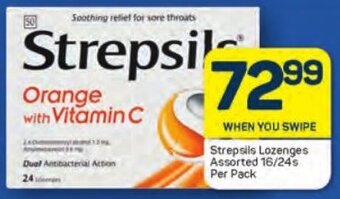 Pick n Pay Strepsils Lozenges Assorted 16/24s Per Pack offer