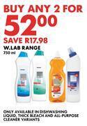 Woolworths W.lab range-for 2 x 750ml offer