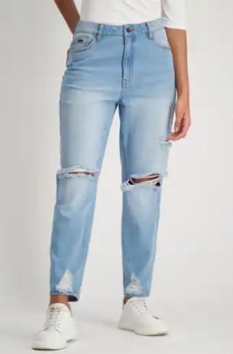Eve high rise mom jean