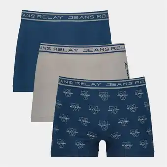 Markham Rj navy/grey 3pack script seamless boxer offer