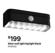Leroy Merlin Solar wall light daylight (black) offer