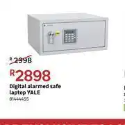 Yale digital alarmed safe laptop