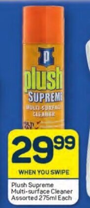 Plush Supreme Multi-surface Cleaner Assorted 275ml Each