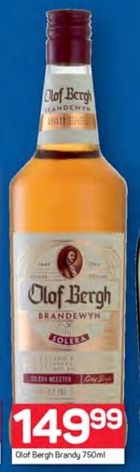 Pick n Pay Olof Bergh Brandy 750ml offer
