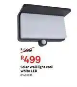 Leroy Merlin Solar wall light cool white led offer