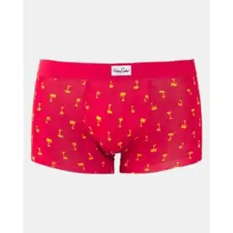 Happy socks red palm beach trunk