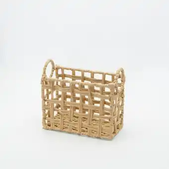 Whitehouse Rectangular paper rope woven basket offer