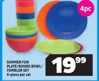 Summer Fun Plate/Round Bowl/Tumbler Set