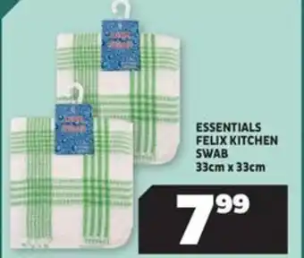 Usave Essentials Felix Kitchen Swab 33cmx33cm offer