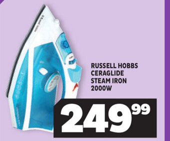 Usave Russell Hobbs Ceraglide Steam Iron 2000W offer