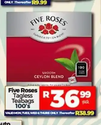 Take 'n Pay Five Roses 100's offer