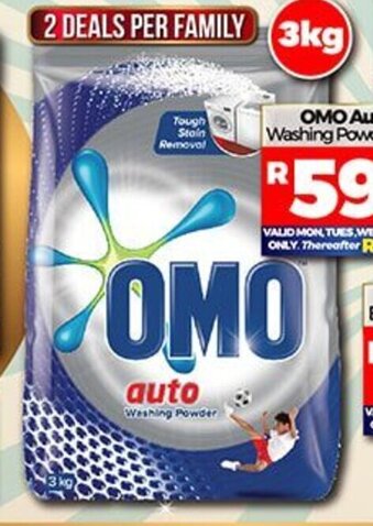 Take 'n Pay Omo Auto Washing Powder 3kg offer