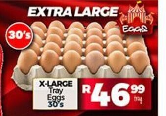 Take 'n Pay X-Large Tray Eggs 30's offer