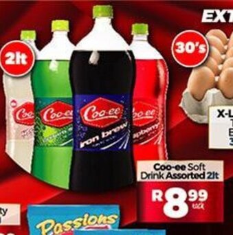Take 'n Pay Coo-ee Soft Drink Assorted 2lt offer