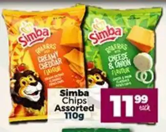 Take 'n Pay Simba Chips Assorted 110g offer