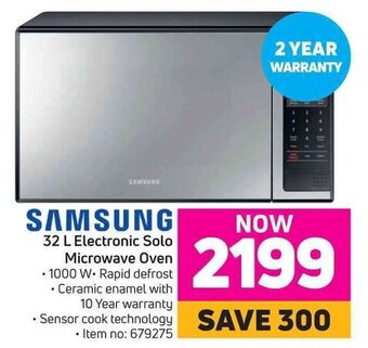 Game SAMSUNG 32 L Electronic Solo Microwave Oven offer